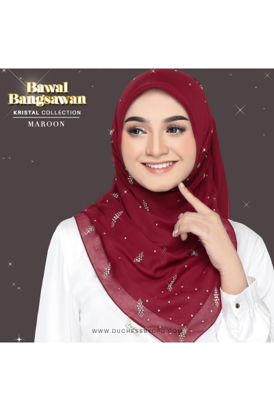 BAWAL BANGSAWAN KRISTAL - MAROON